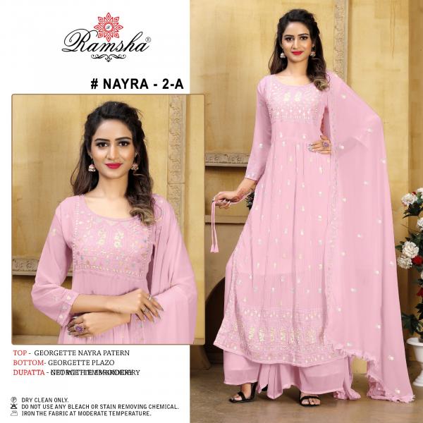 Ramsha Nayra 2 Exclusive New Designer Pakistani Suit Collection